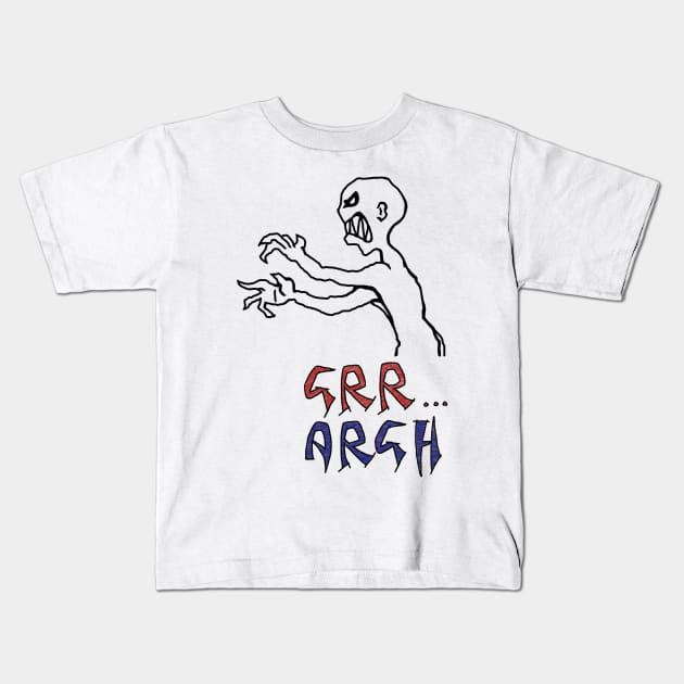 grr argh Kids T-Shirt by ranchersswansong